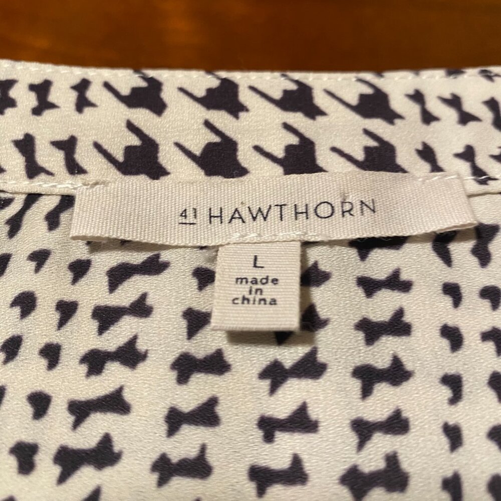 41 Hawthorn Stitch Fix Pop Over Blouse Size Large - Picture 3 of 9